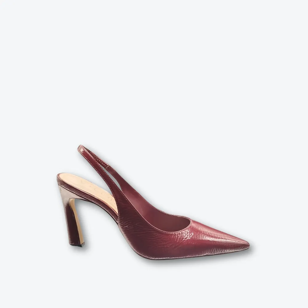 Scarpin Slingback Verniz