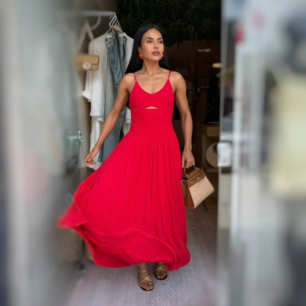 Vestido Anne Canelado