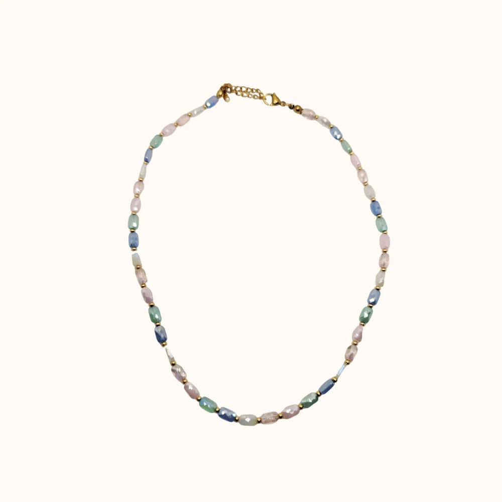 Colar Cristal Perolas C023072