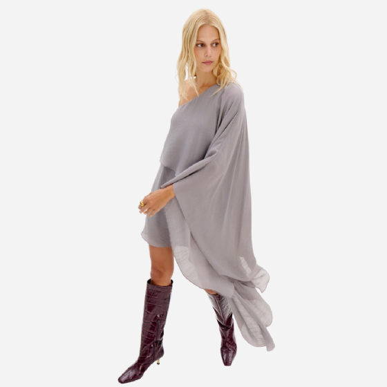 Vestido Assi Curto Ombro Único