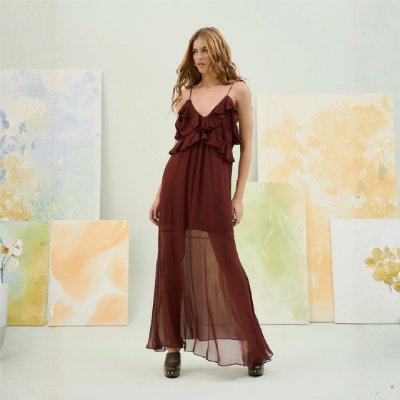 Vestido C/Bab E Transparência