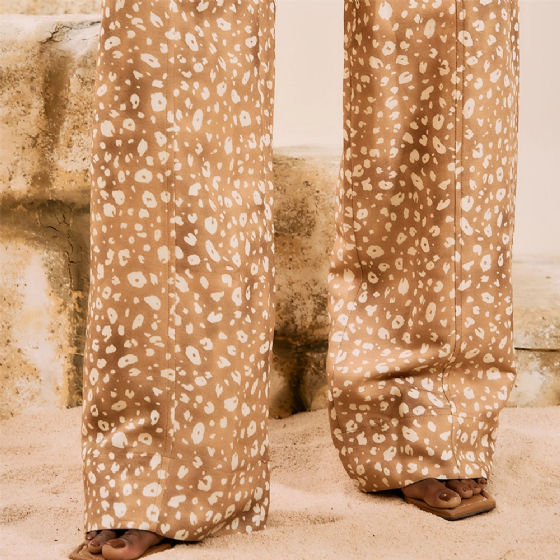 Calça Alfai Wide Leg Animal Print