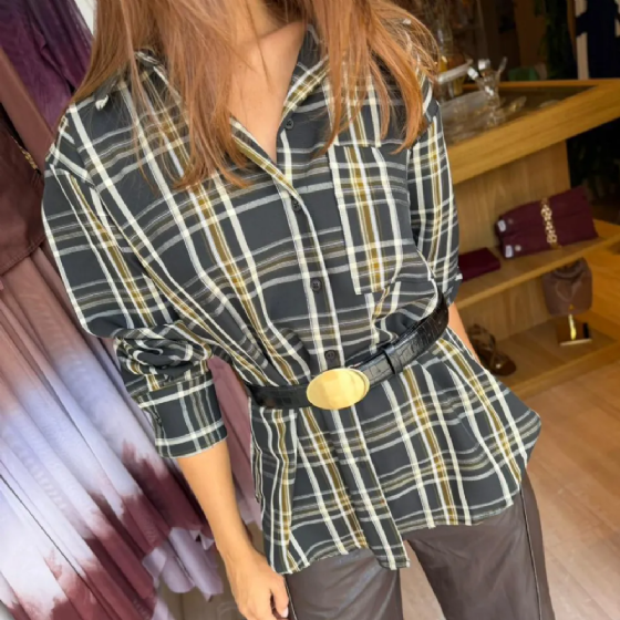 Camisa Básica Xadrez