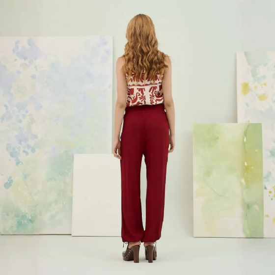 Calça Feminina C/Cordão Ajustável