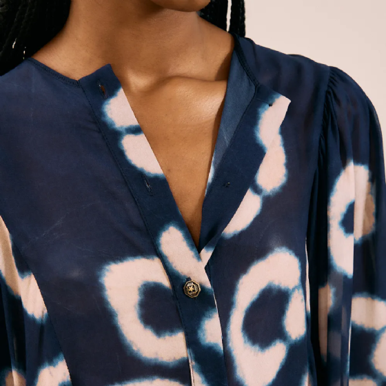 Camisa Fluida Estampada