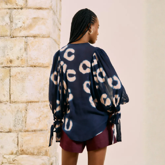 Camisa Fluida Estampada
