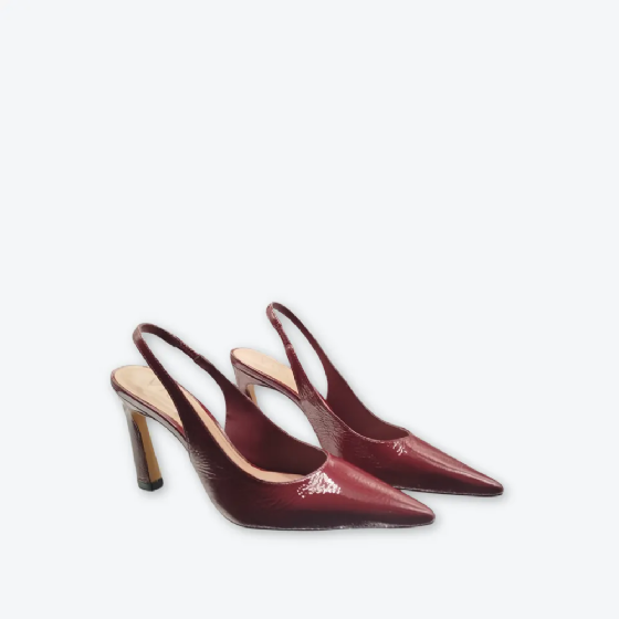Scarpin Slingback Verniz