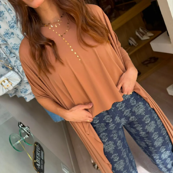 Calça Jeans Estam Translucida