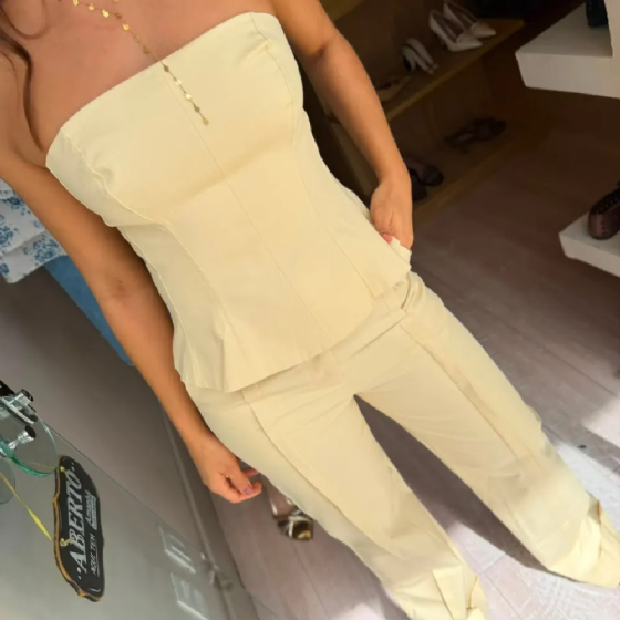 Top Corset Tom Q Caia C/Peplum