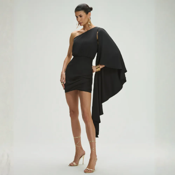 Vestido Curto Assi Ombro Só