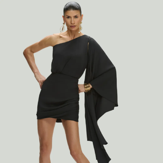Vestido Curto Assi Ombro Só