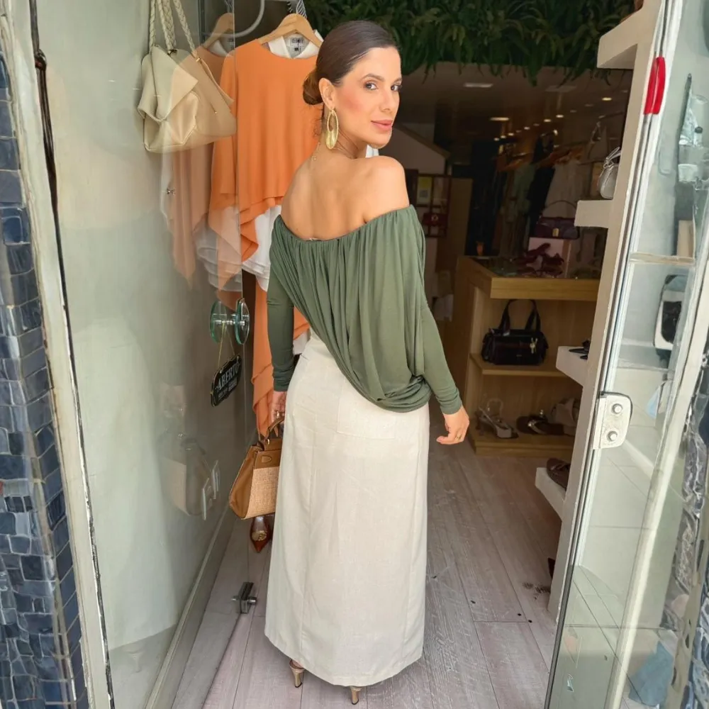 Blusa Drapeada Venus