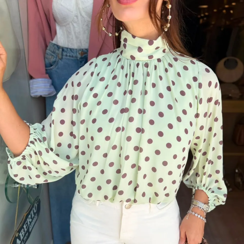 Blusa Balonê Póa C/Manga 3/4