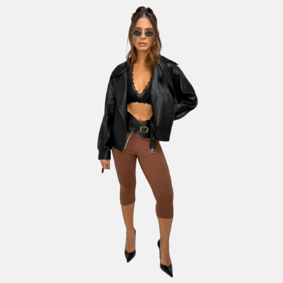 Calça Legging Capri C/Elás Na Cintura