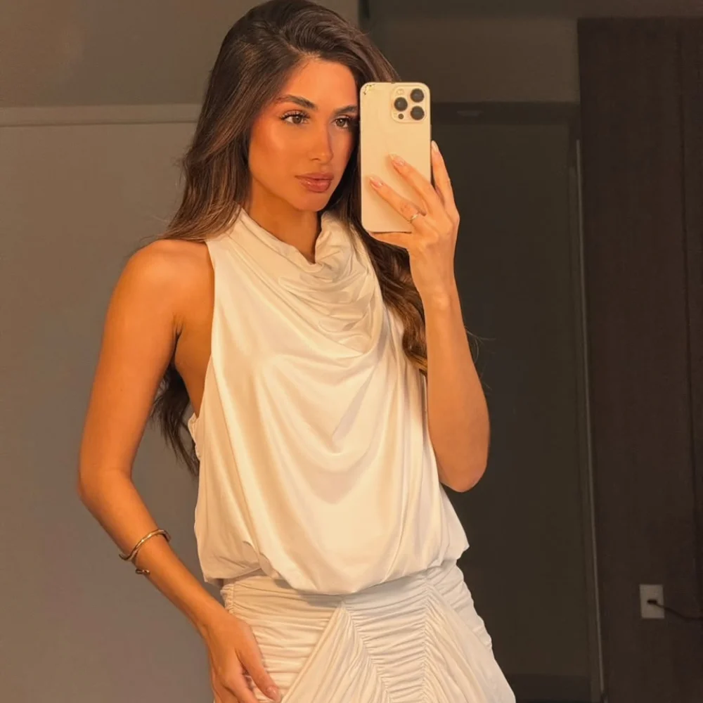 Blusa Elástico na Barra