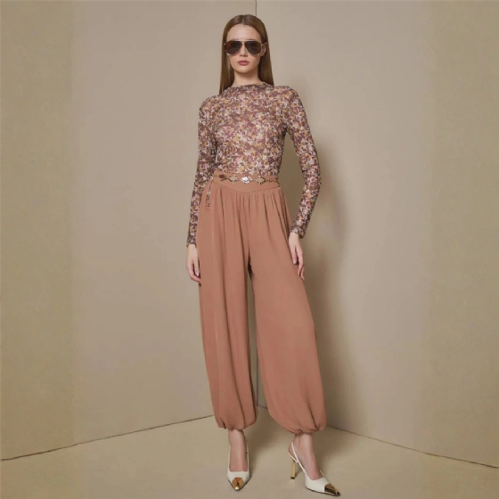 Calça Aladim Crepe Flow