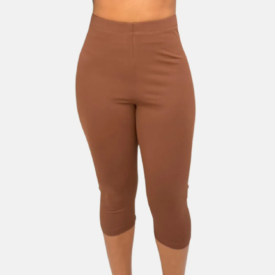 Calça Legging Capri C/Elás Na Cintura