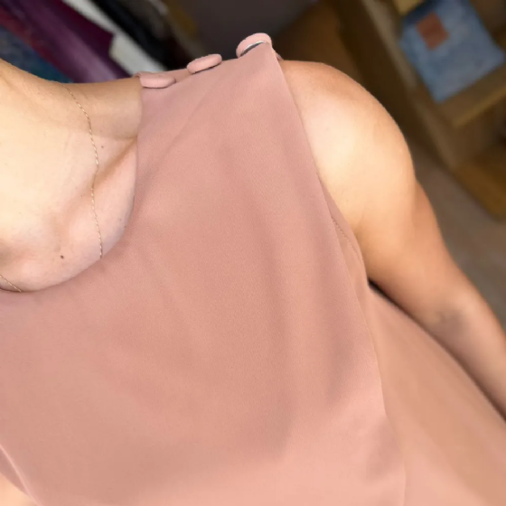 Blusa Assimétrica Em Crepe Flow