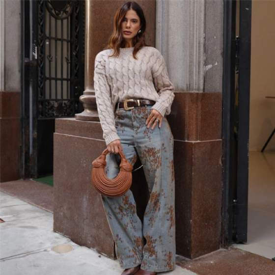 Blusa Tricot C/Detalhe Trançado
