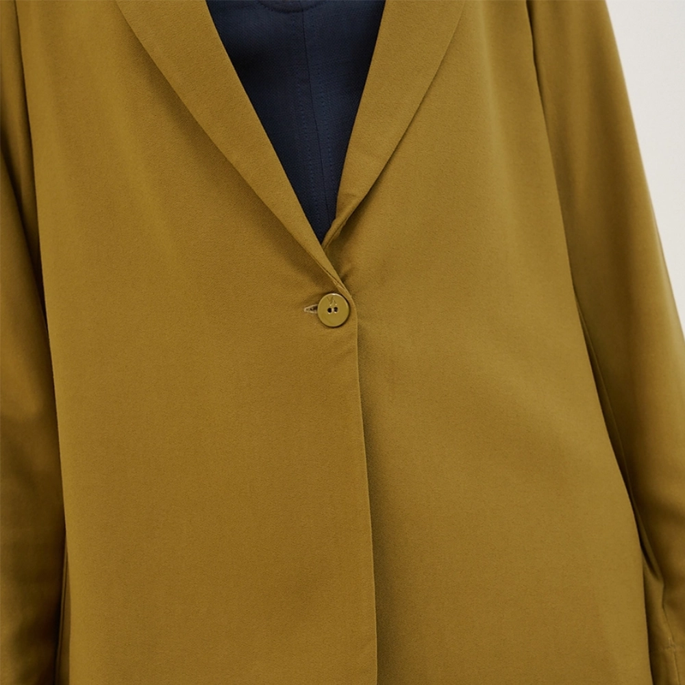 Blazer B Comfort Fech de Um Botão