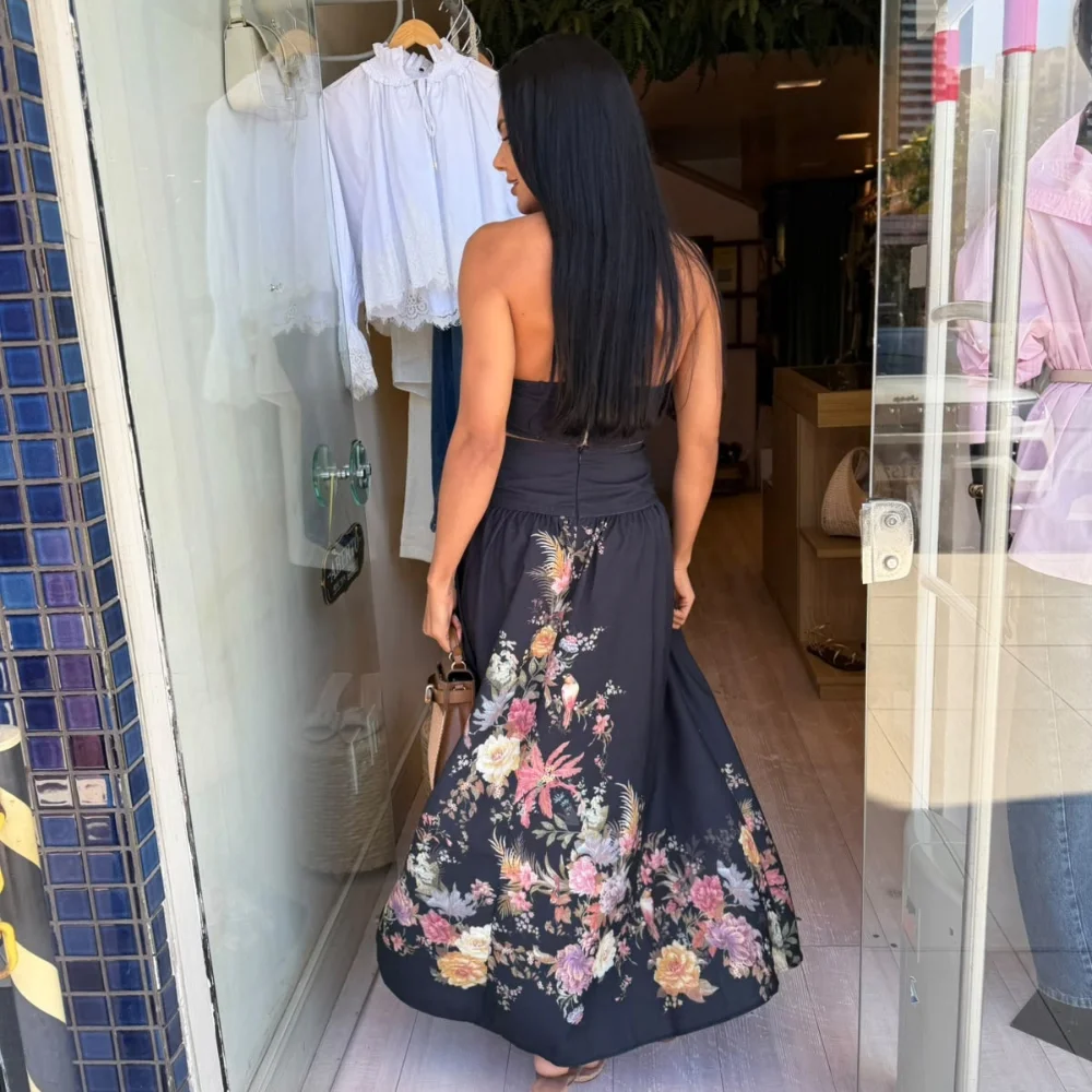 Vestido Longo Floral