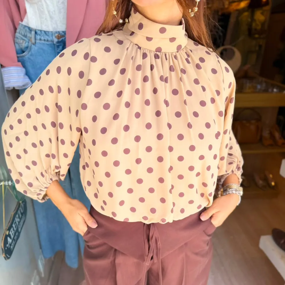Blusa Balonê Póa C/Manga 3/4