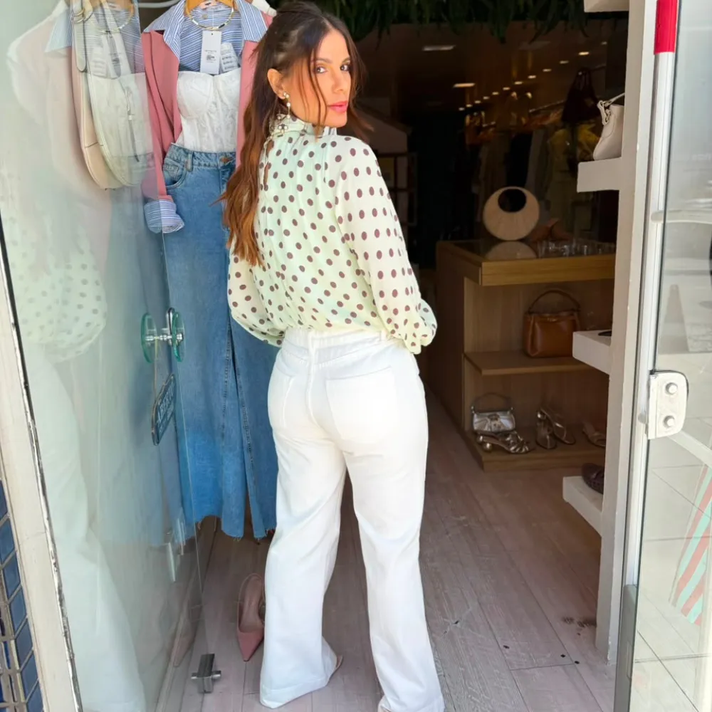 Calça Sarja C/Vinco