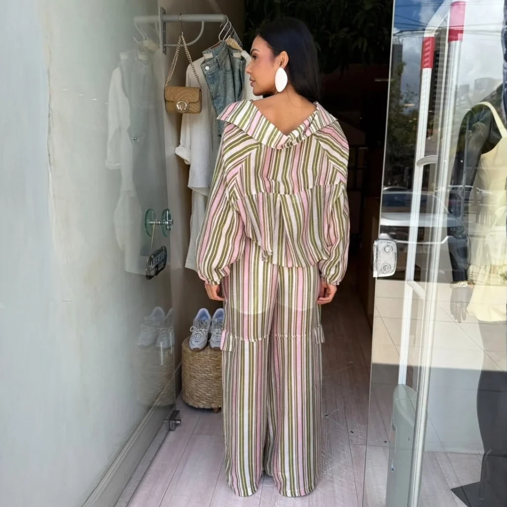Conj Jaqueta/Calça Pantalona