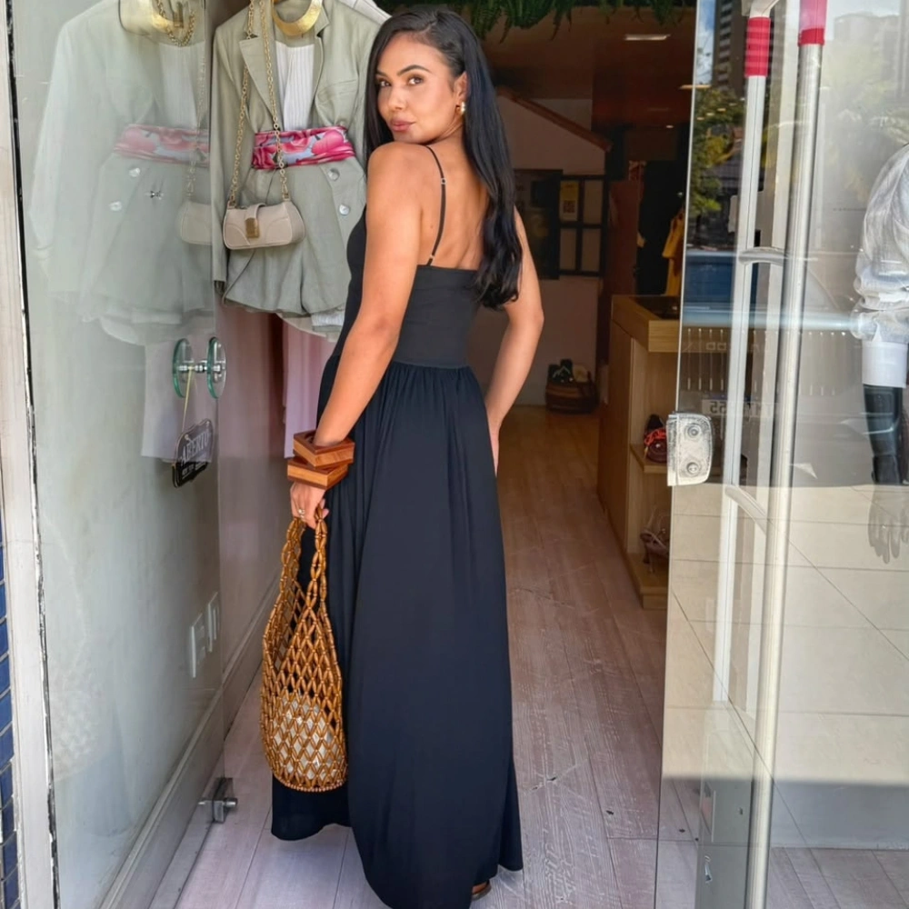Vestido Amina Canelado