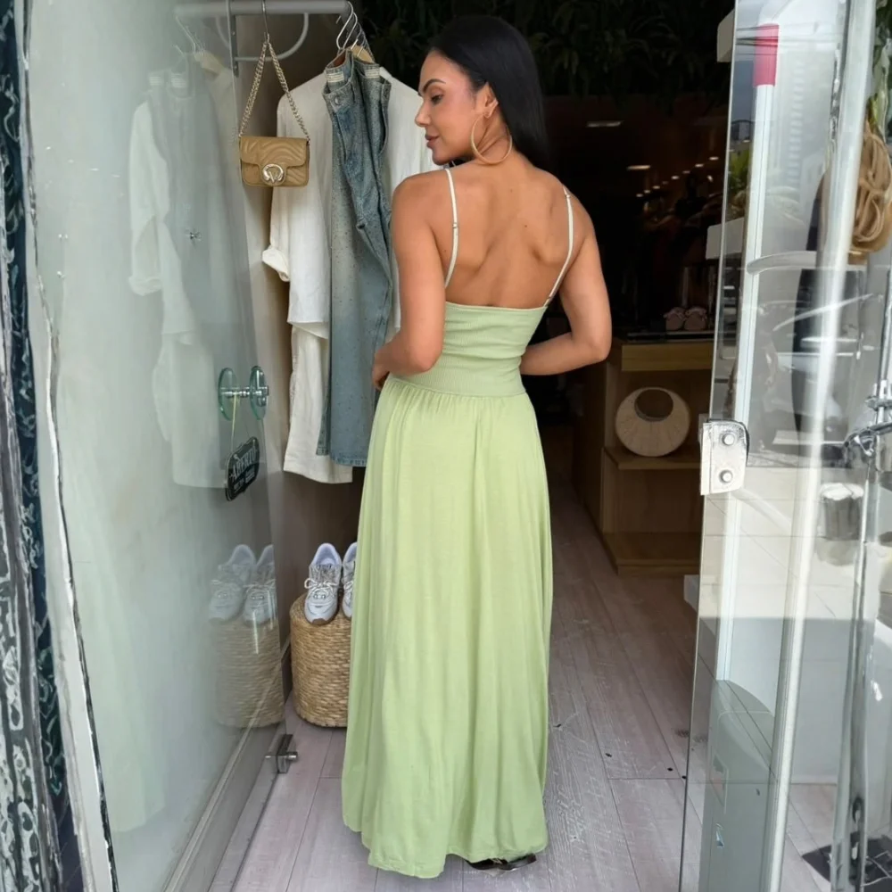 Vestido Anne Canelado